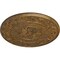 Ekena Millwork Milan Ceiling Medallion, Hand-Painted Rubbed Bronze, 47 5/8"OD x 2 3/4"P CM47MIRZS - alternate 3